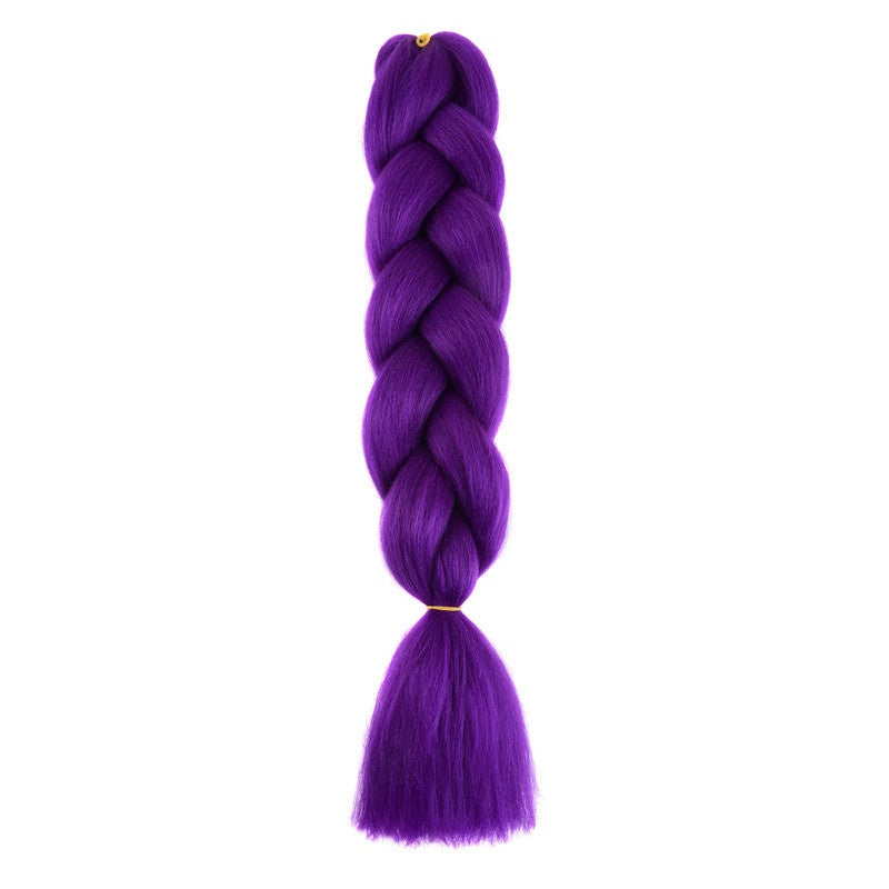 ★Deep Purple★ Synthetic Festival Braids