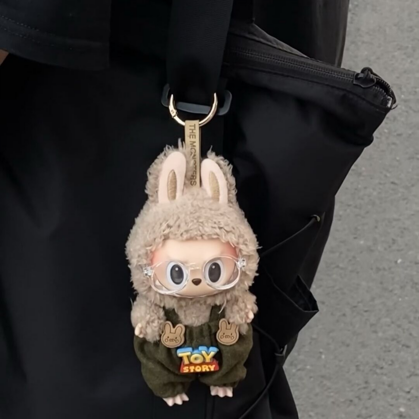 Handmade Overalls+Glasses Set